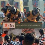 Orangenschlacht beim Karneval in Italien